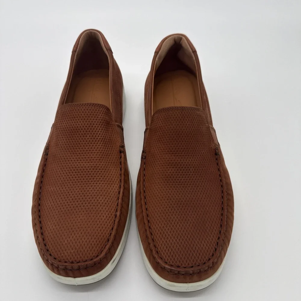 ECCO Men's S-Lite Moc Loafer Shoe Brown Slip-On Size 10